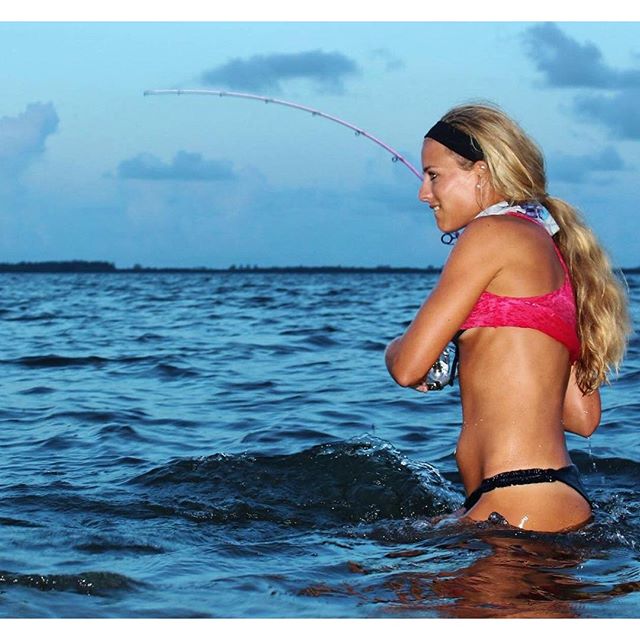 Darcie Arahill, fishing
